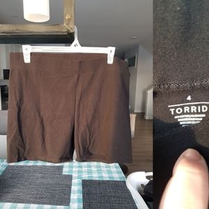 Torrid bike shorts size 4